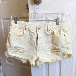 Yellow shorts